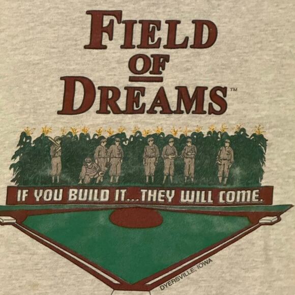 Vintage 90s Field of Dreams If You Build It…They Will Come Shirt Adult XL - Picture 2 of 6
